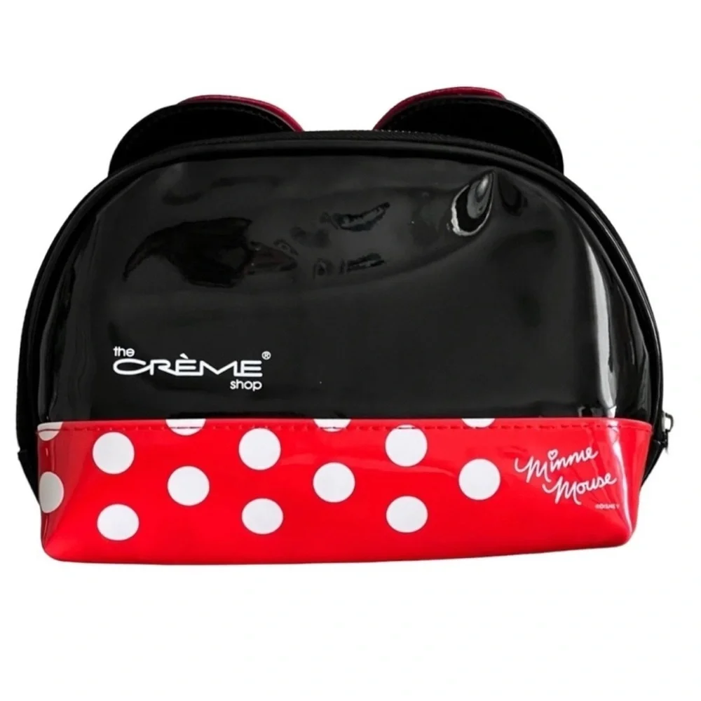 NWT The Crème Shop Minnie Mouse Cosmetic Bag Limited Edition NWT